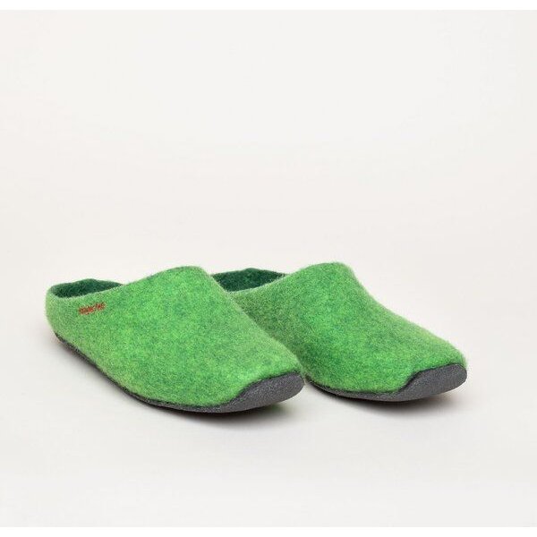 Magicfelt Filz-Hausschuh JU 720 für Damen aus 100% Merino-Wolle - Pantoffel mit komfortabler Filz-Latex-Sohle