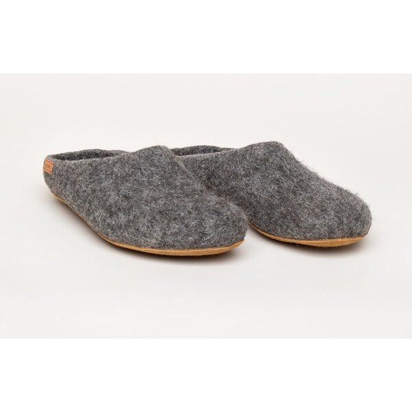 Magicfelt Filz-Hausschuh 713 aus 100% seltenen Wollen | Pantoffel für Damen & Herren mit hochwertiger Rinds-Sohle - Made in Tirol