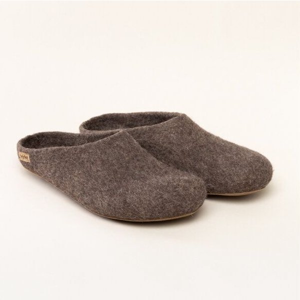 Magicfelt Filz-Hausschuh 729 aus 100% edler Kamel-Wolle | Pantoffel für Damen & Herren mit hochwertiger Rinds-Sohle - Made in Tirol