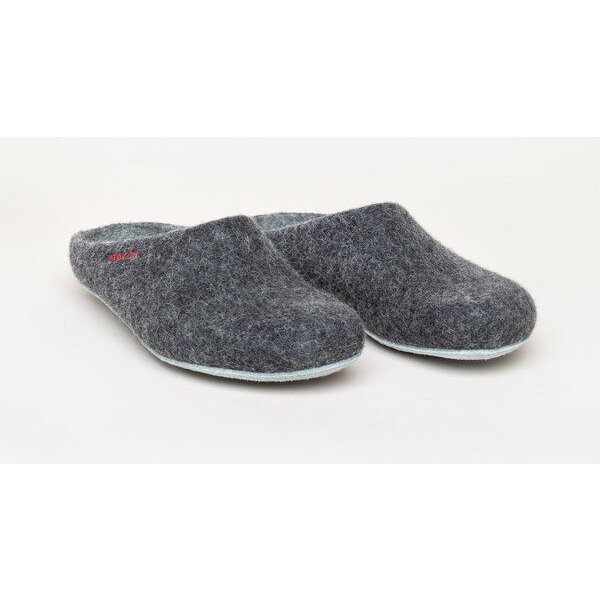 Magicfelt Filz-Hausschuh AP 701 aus 100% Merino-Wolle | Pantoffeln für Damen & Herren mit hochwertiger Ledersohle - Made in Tirol