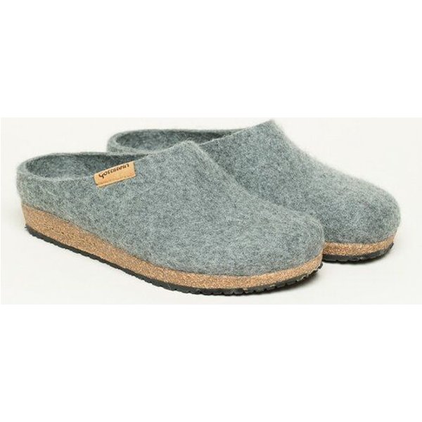 Stegmann Filzpantoffel 208 aus 100% hochwertiger Merino-Wolle - Hausschuhe für Damen & Herren - Pantoffeln mit Komfort-Kork-Sohle
