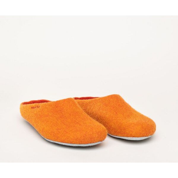 Magicfelt Filz-Hausschuh AP 701 aus 100% Merino-Wolle | Pantoffeln für Damen & Herren mit hochwertiger Ledersohle - Made in Tirol
