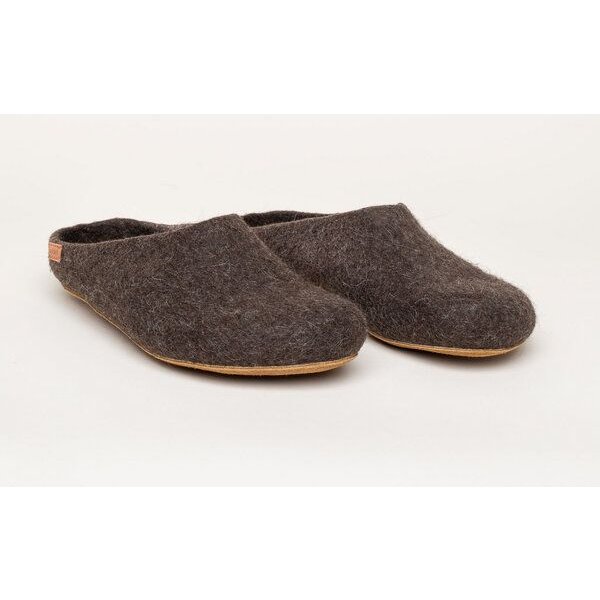 Magicfelt Filz-Hausschuh 727 aus 100% edler Yak-Wolle | Pantoffel für Damen & Herren mit hochwertiger Rinds-Sohle - Made in Tirol