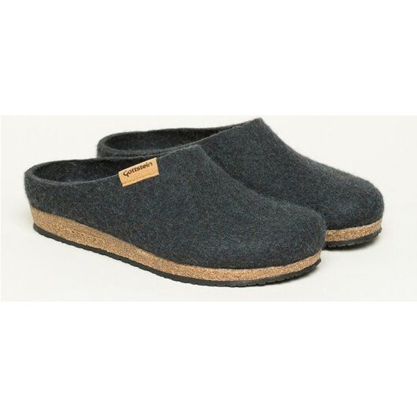 Stegmann Filzpantoffel 208 aus 100% hochwertiger Merino-Wolle - Hausschuhe für Damen & Herren - Pantoffeln mit Komfort-Kork-Sohle