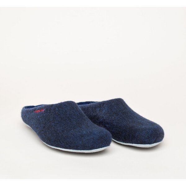Magicfelt Filz-Hausschuh AP 701 aus 100% Merino-Wolle | Pantoffeln für Damen & Herren mit hochwertiger Ledersohle - Made in Tirol