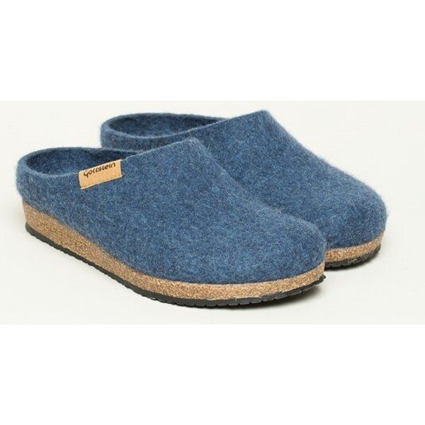 Stegmann Filzpantoffel 208 aus 100% hochwertiger Merino-Wolle - Hausschuhe für Damen & Herren - Pantoffeln mit Komfort-Kork-Sohle