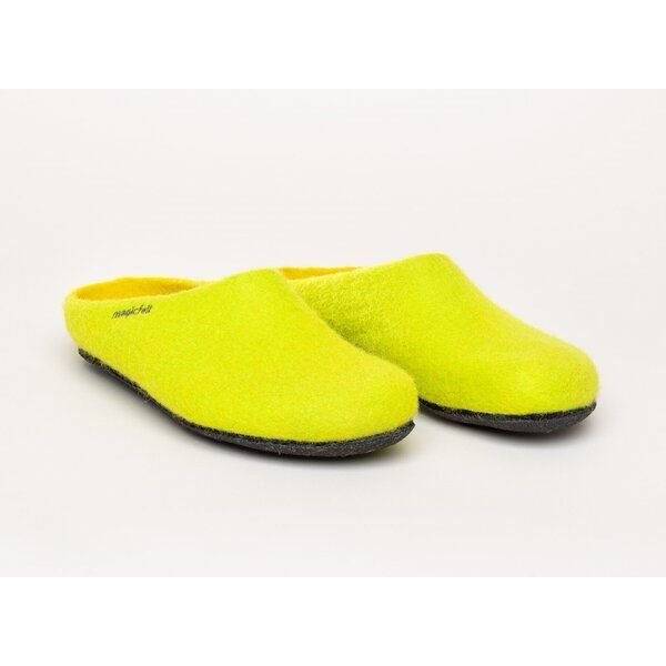 Magicfelt Filz-Hausschuh 709 aus 100% Merino-Wolle | Pantoffel für Damen & Herren mit anatomisch geformter Filz-Latex-Sohle - Made in Tirol