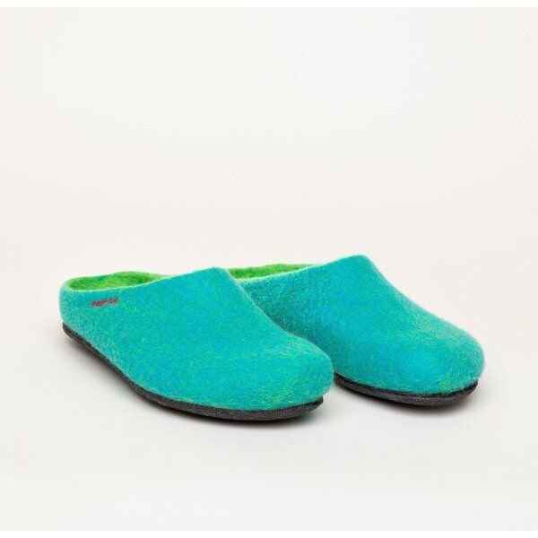 Magicfelt Filz-Hausschuh 709 aus 100% Merino-Wolle | Pantoffel für Damen & Herren mit anatomisch geformter Filz-Latex-Sohle - Made in Tirol
