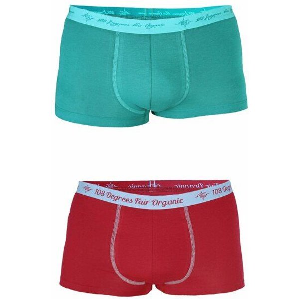 108 Degrees 4er Mix Pack Herren Retro Pants GOTS, Fairtrade