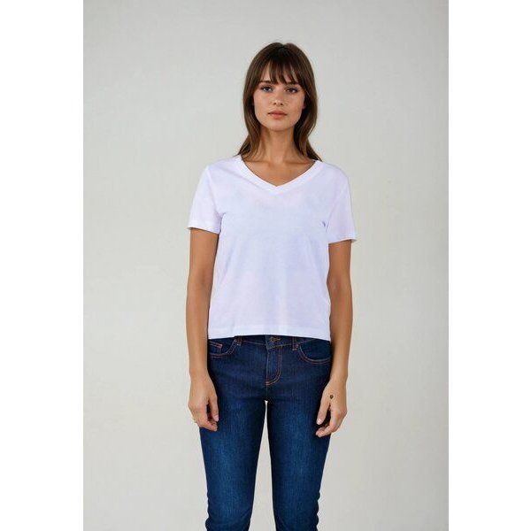 TORLAND Damen T-Shirt mit V- Ausschnitt ISLA