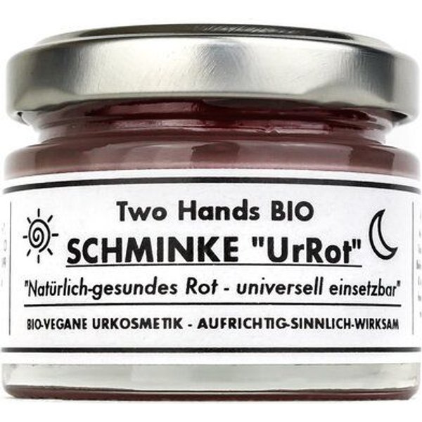 Two Hands BIO Schminke „UrRot“ mit Bio-Carnaubawachs & Bio-Sheabutter - Bio Vegan