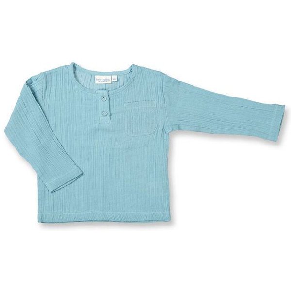 sense-organics Sense Organics Kinder Musselin Langarm Shirt Bio Baumwolle