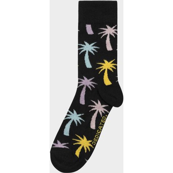DEDICATED Socks Sigtuna Big Palms Black
