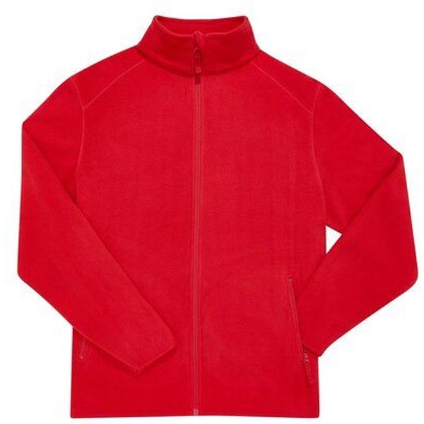 B&C Unisex Fleecejacke Übergangsjacke superweich zwei Fronttaschen mit Reißverschluss bis Gr. 4XL