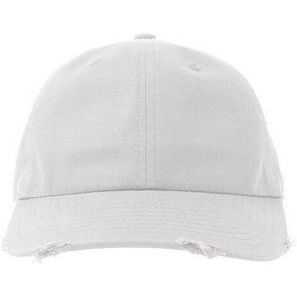 Atlantis Headwear Atlantis Unisex Cap Basecap Cappy Kappe Destoyed Effekt mit unstrukturierter Krone erhätlich in 7 Farben Dad Hat Destroyed-S