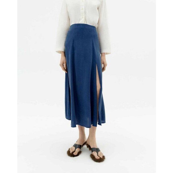 thinking mu Tora Skirt - Damen Rock aus Cupro