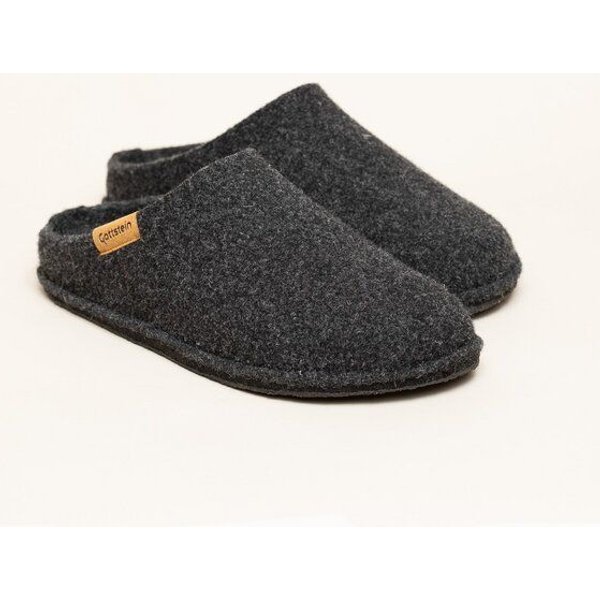 Gottstein Classic CO Pantoffel für Damen & Herren - Hausschuh aus 100% Schurwolle mit Komfort-Einlagesohle