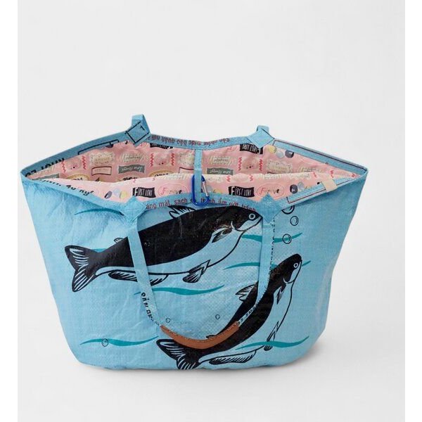REFISHED fair fashion Tasche 'SOULMATE WATERPROOF' Limitierte Edition! - upcycelte Fischfuttersäcke