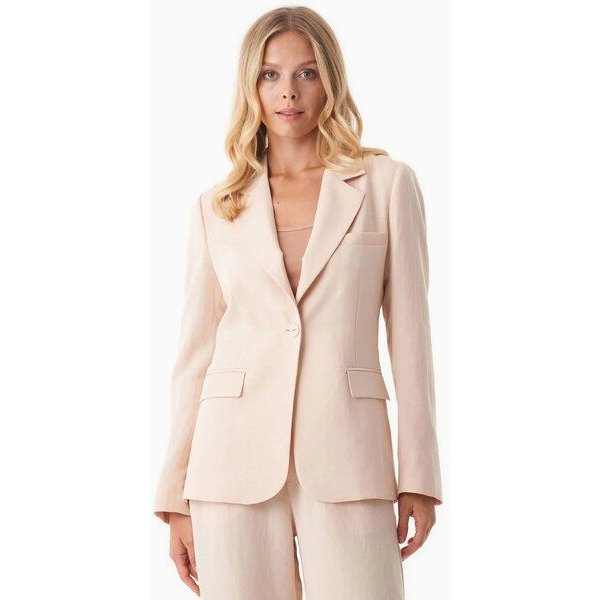 ORGANICATION Blazer aus TENCEL Lyocell und Leinen