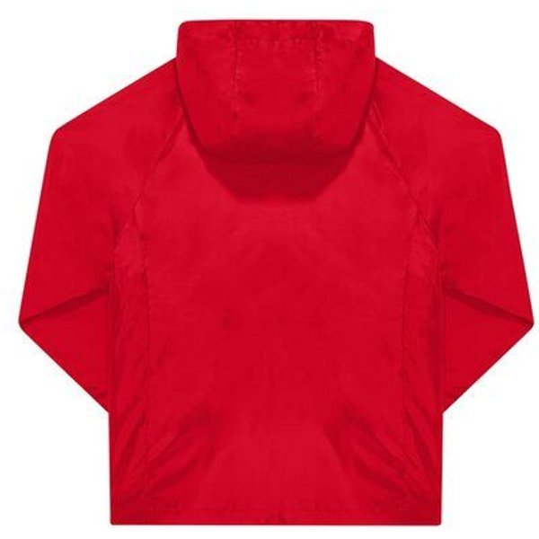 B&C BE INSPIRED Unisex Regen- und Windjacke einstellbare dreiteilige Kapuze mit zwei Fronttaschen