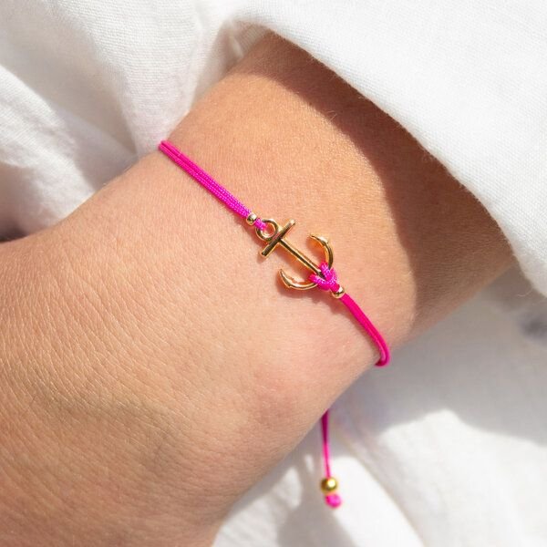 Bow & Hummingbird Armband auf Karte - Anker - Du bist mein Anker