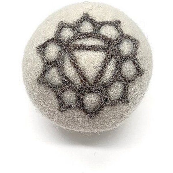 Wooliie Handgefertigte Chakra-Bälle aus 100 % naturbelassener Schurwolle – 7 Designs