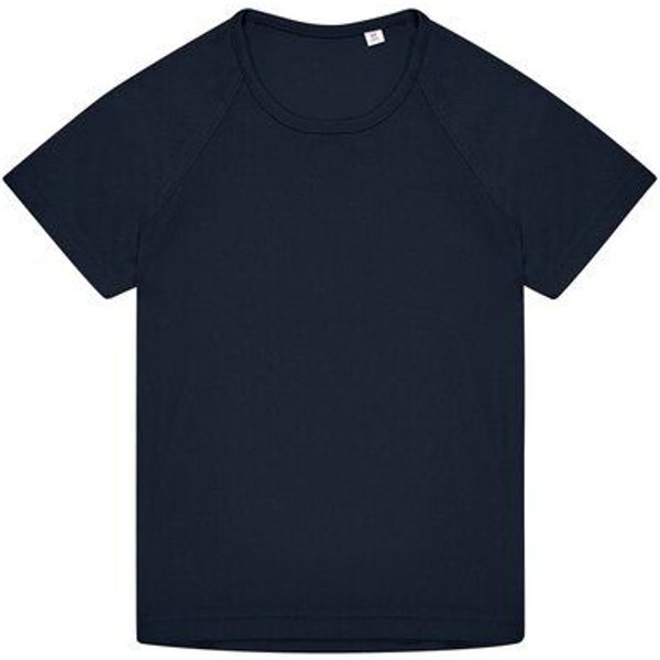 B&C Kinder T-Shirt Sportshirt Kurzarm Atmungsaktiv Rundhals