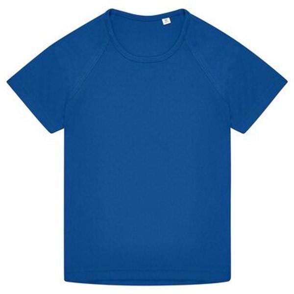 B&C Kinder T-Shirt Sportshirt Kurzarm Atmungsaktiv Rundhals