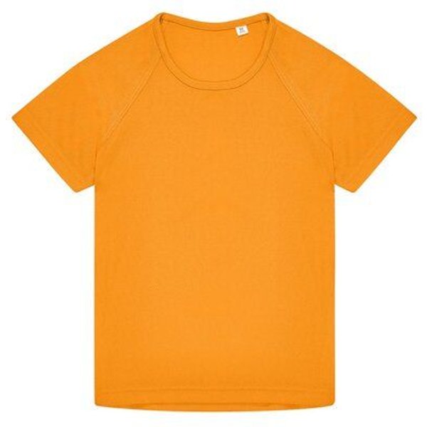 B&C Kinder T-Shirt Sportshirt Kurzarm Atmungsaktiv Rundhals