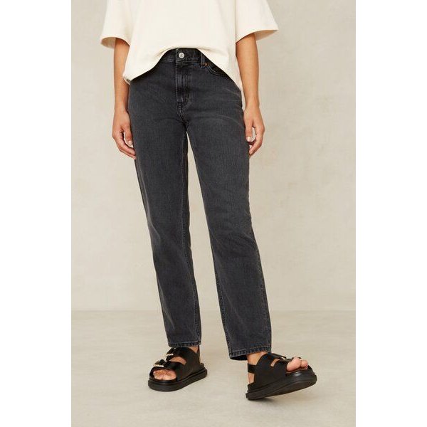 Kings Of Indigo Jeans Caroline Cropped High Rise Tapered Holo Grey Used