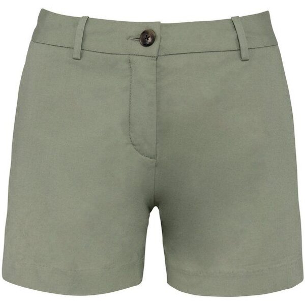 Greenspired Umweltfreundliche Chino-Bermuda-Shorts für Damen