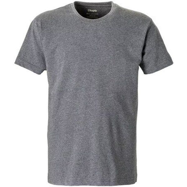 Utopic Unisex T-Shirt aus recycelter Baumwolle und Polyester Rundhals