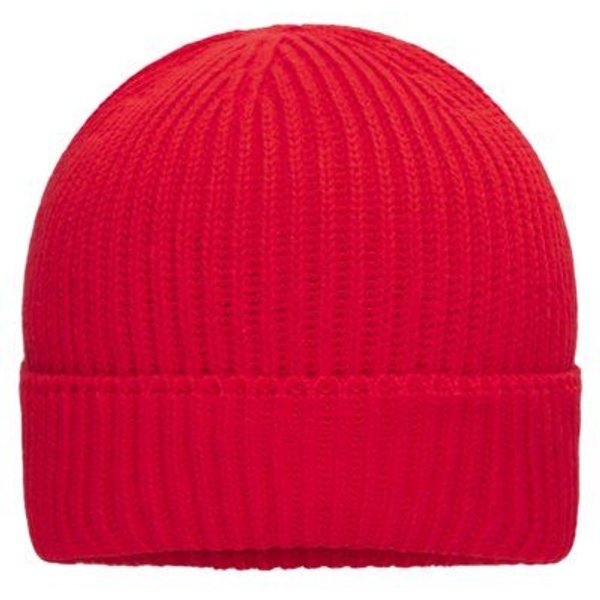 Daiber Bio-Baumwolle Beanie Wintermütze Ripp-Design