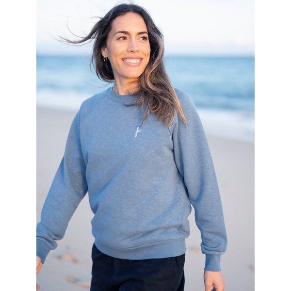 FUXBAU Frauen fux Sweater meliert