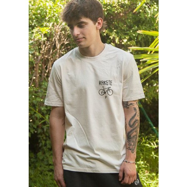 päfjes Gepard die Rakete Fahrrad Gravel - Unisex Männer Bio T-Shirt