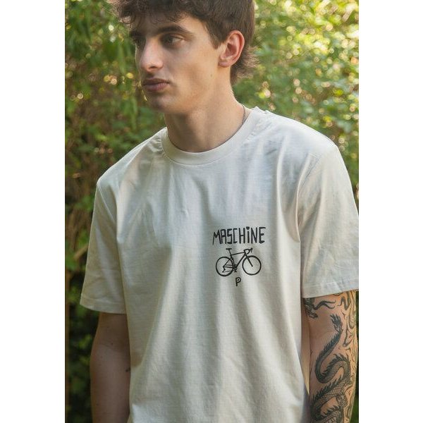 päfjes Waschbär die Maschine Fahrrad Gravel - Unisex Männer Bio T-Shirt