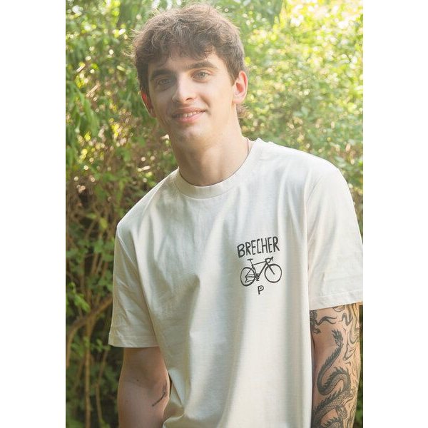 päfjes Nashorn der Brecher Fahrrad Gravel - Unisex Männer Bio T-Shirt