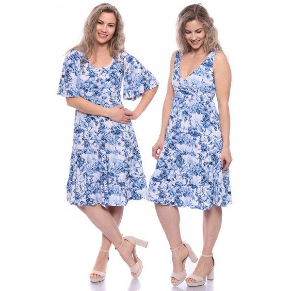 Milchshake KAYA & KAYO 2tlg. VARIO-SET Umstands-& Stillkleid (Clivia) aus TENCEL Jersey