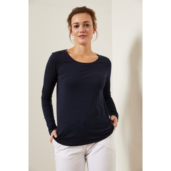 LANIUS Langarmshirt aus Bio-Baumwolle GOTS