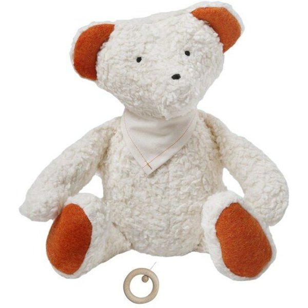 Efie Spieluhr Teddy mit Halstuch, kbA, 100 % Made in Germany