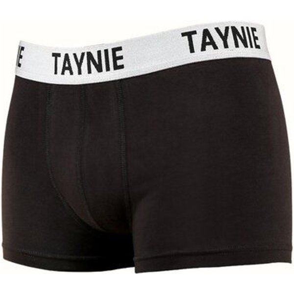 2er-Pack schwarz/schwarz - Retroshorts - Biozidfrei - Zertifiziert - TAYNIE HERREN BOXERSCHORTS