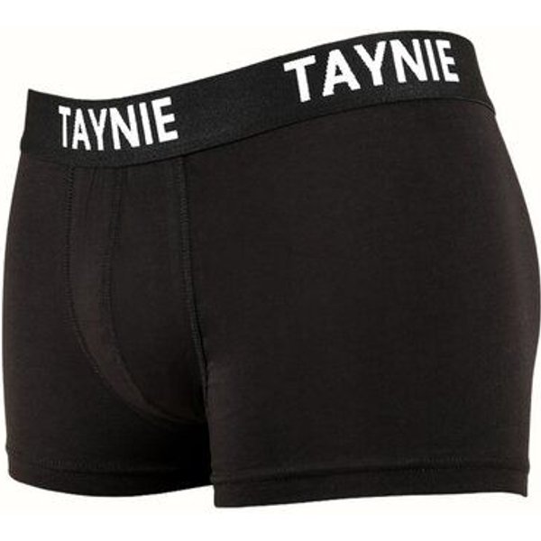2er-Pack schwarz/weiß - Retroshorts - Biozidfrei - Zertifiziert - TAYNIE HERREN BOXERSCHORTS