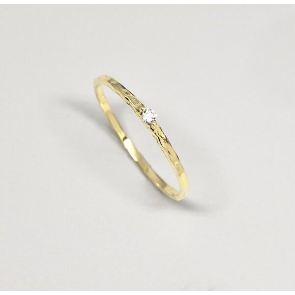 fejn jewelry Ring 'sparkle hammered'