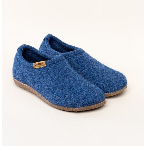 Gottstein Filz-Hausschuh Alpine Midcut - Damen & Herren Pantoffel aus 100% Schurwolle mit Komfort-Einlagesohle