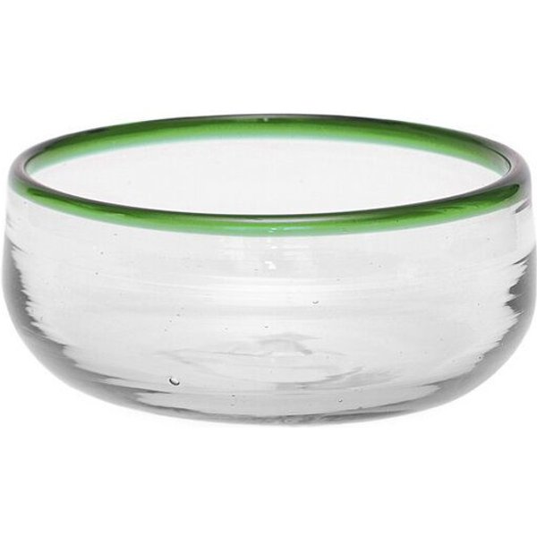 GLOBO Fair Trade Schälchen aus Recyclingglas, mundgeblasen, verschiedene Designs