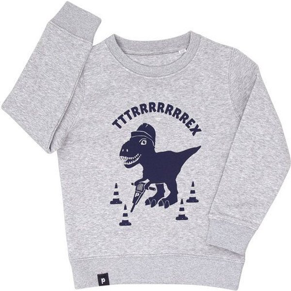 päfjes Theo Tttrrrrex der Bauarbeiter Dino - Fair Wear Kinder Sweater