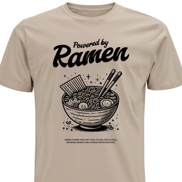 Spreecult Ramen - Bio und Fair - Männer Unisex T-Shirt - Fun Retro Essen