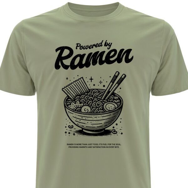 Spreecult Ramen - Bio und Fair - Männer Unisex T-Shirt - Fun Retro Essen