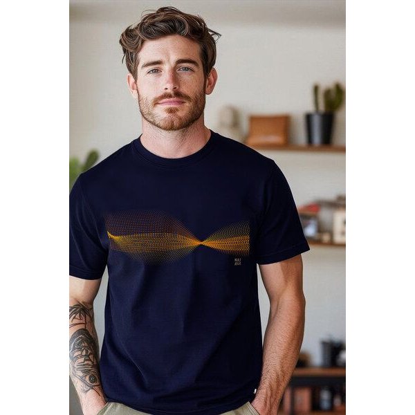 Kultgut T-Shirt aus Biobaumwolle /Vibration