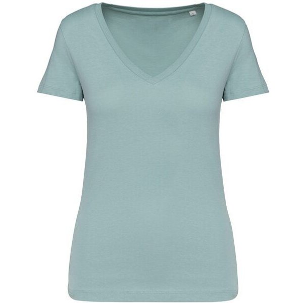 Greenspired Damen V-Neck T-Shirt aus Bio-Baumwolle 155g/m²
